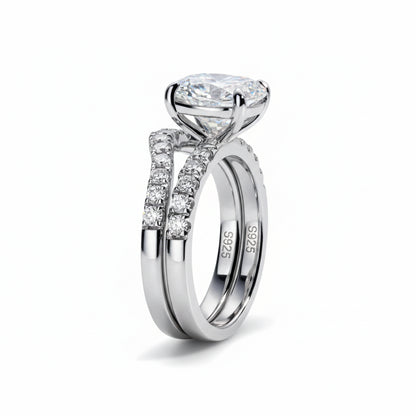 Bague de Fiançailles Femme Moissanite D Color VVS1 - Joy