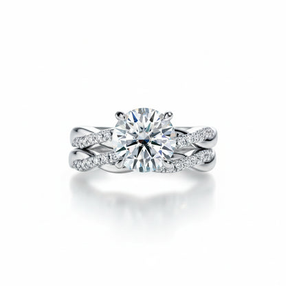 Bague de Fiançailles Femme Moissanite D Color VVS1 - Aïnoa
