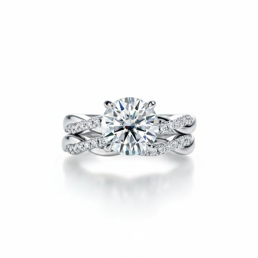 Bague de Fiançailles Femme Moissanite D Color VVS1 - Aïnoa