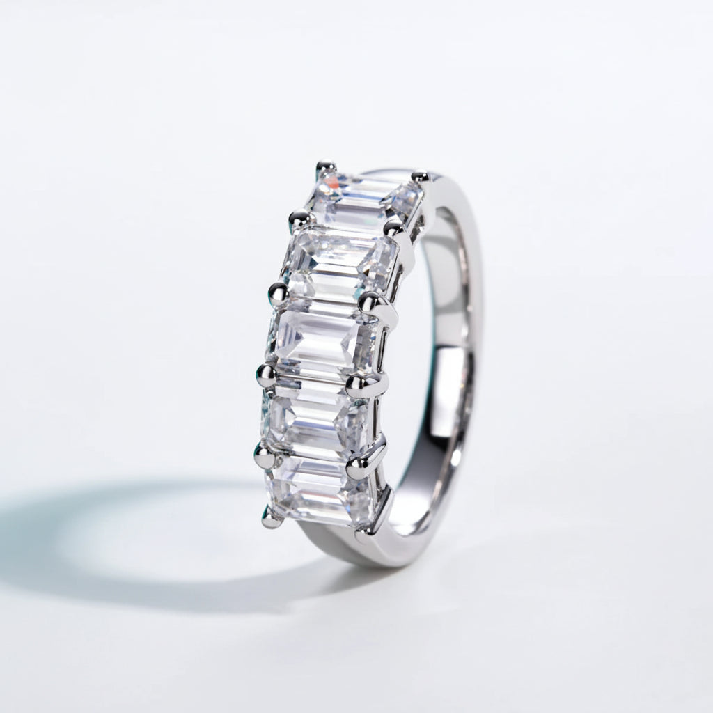 Bague de Mariage Moissanite D Color VVS1 - Alice