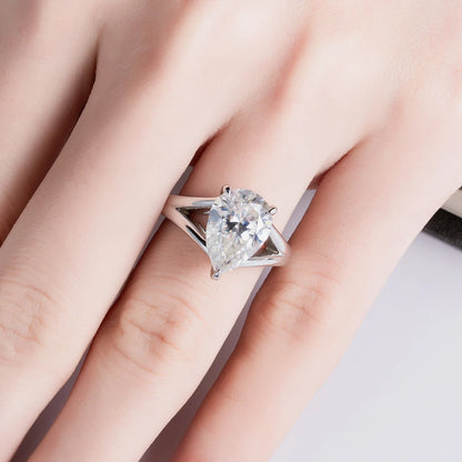 Bague de Fiançailles Moissanite D Color VVS1 - Capucine