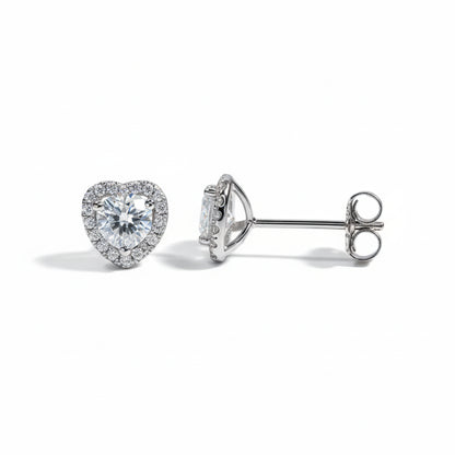 Boucles D'oreilles en Moissanite D Color VVS1 - Amour