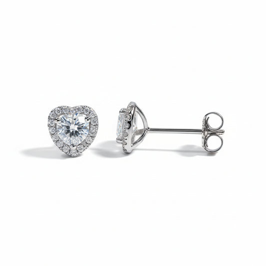 Boucles D'oreilles en Moissanite D Color VVS1 - Amour