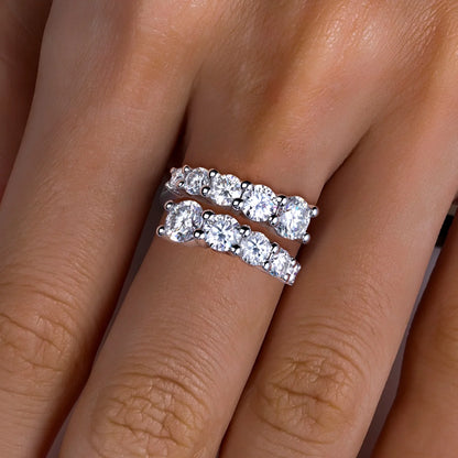 Alliance de Mariage Femme Moissanite D Color VVS1 - Diane