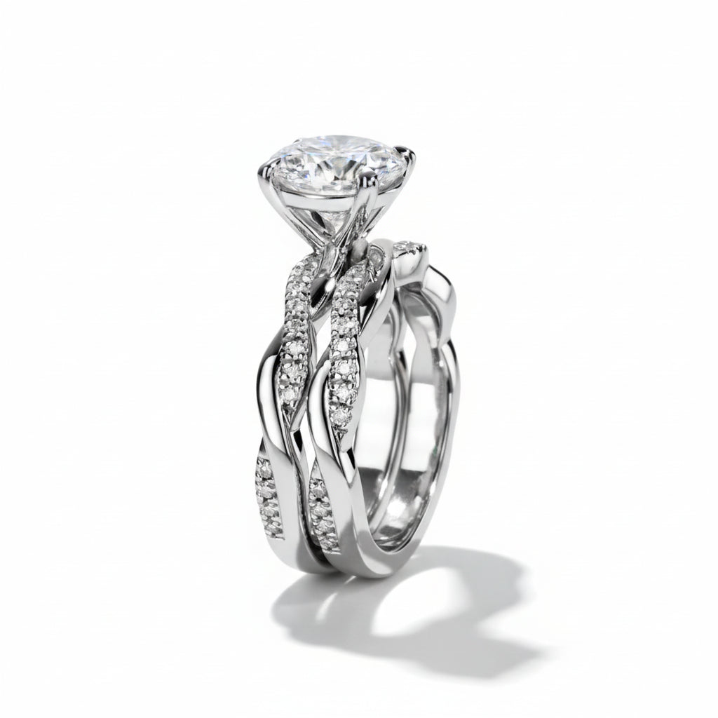Bague de Fiançailles Femme Moissanite D Color VVS1 - Aïnoa