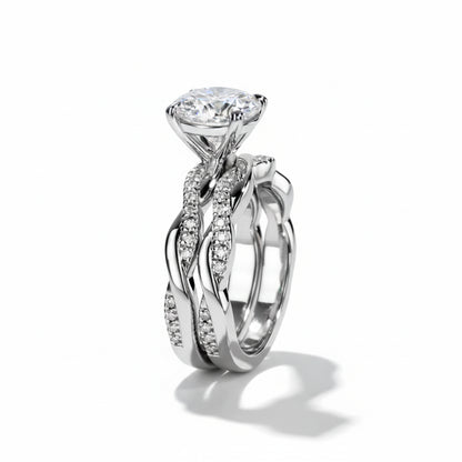 Bague de Fiançailles Femme Moissanite D Color VVS1 - Aïnoa