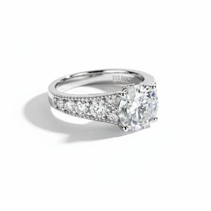 Bague de Fiançailles Moissanite D Color VVS1 - Cindy