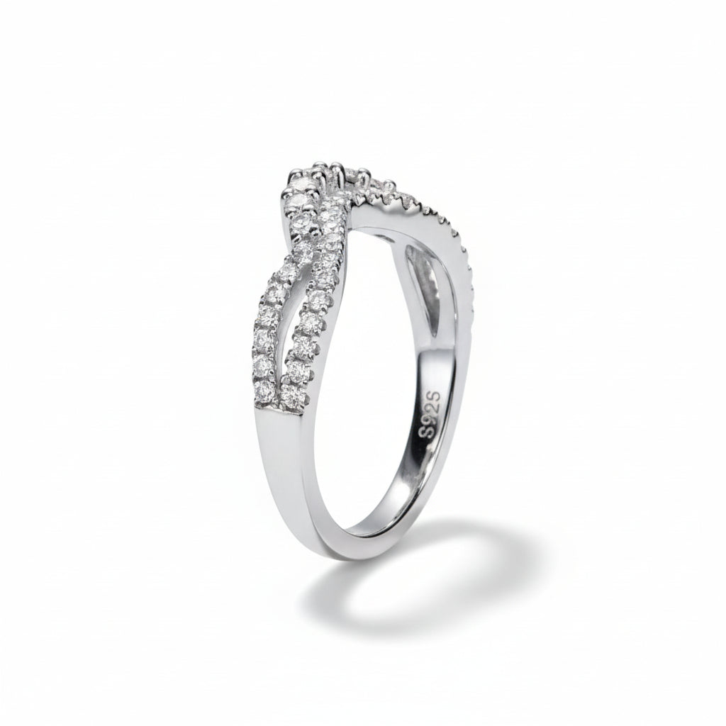 Alliance de Mariage Femme Moissanite D Color VVS1 - Éléonore