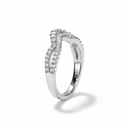 Alliance de Mariage Femme Moissanite D Color VVS1 - Éléonore