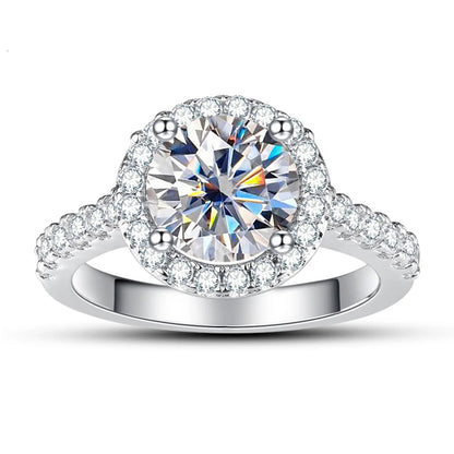 Bague de Fiançailles Moissanite D Color VVS1 - Cleo