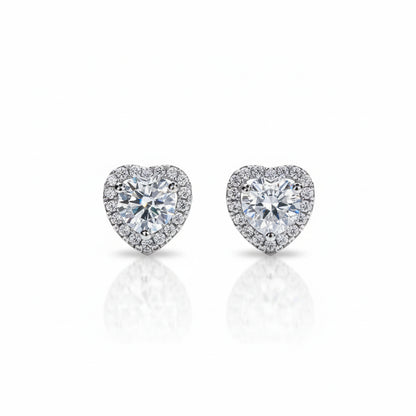 Boucles D'oreilles en Moissanite D Color VVS1 - Amour