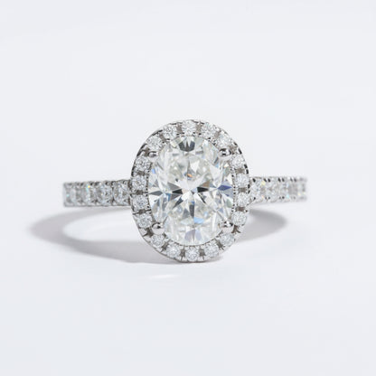 Bague de Fiançailles Moissanite D Color VVS1 - Anouk