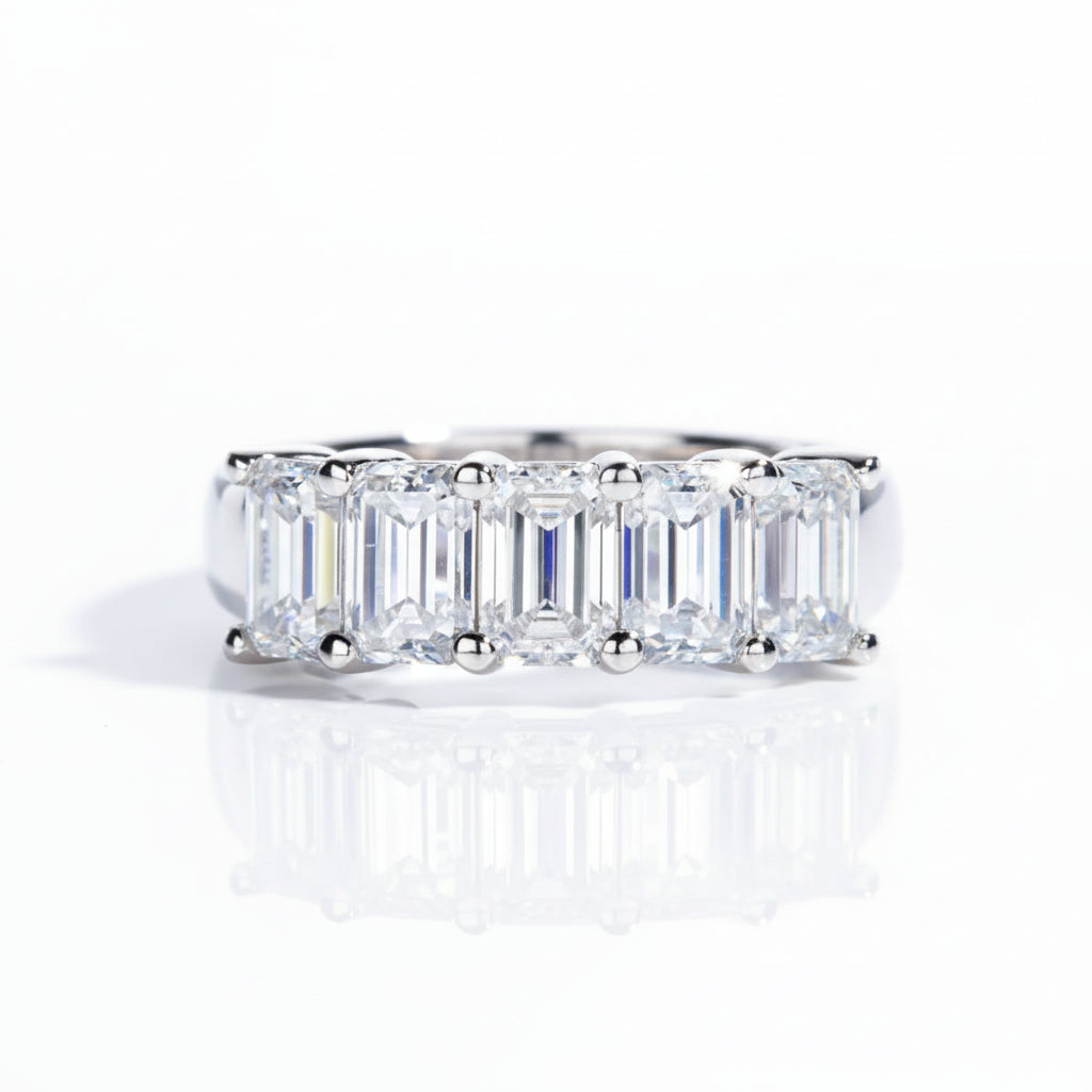 Bague de Mariage Moissanite D Color VVS1 - Alice