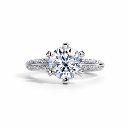 Bague de Fiançailles Moissanite D Color VVS1 - Zoe