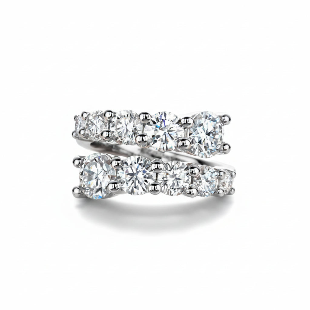 Alliance de Mariage Femme Moissanite D Color VVS1 - Diane