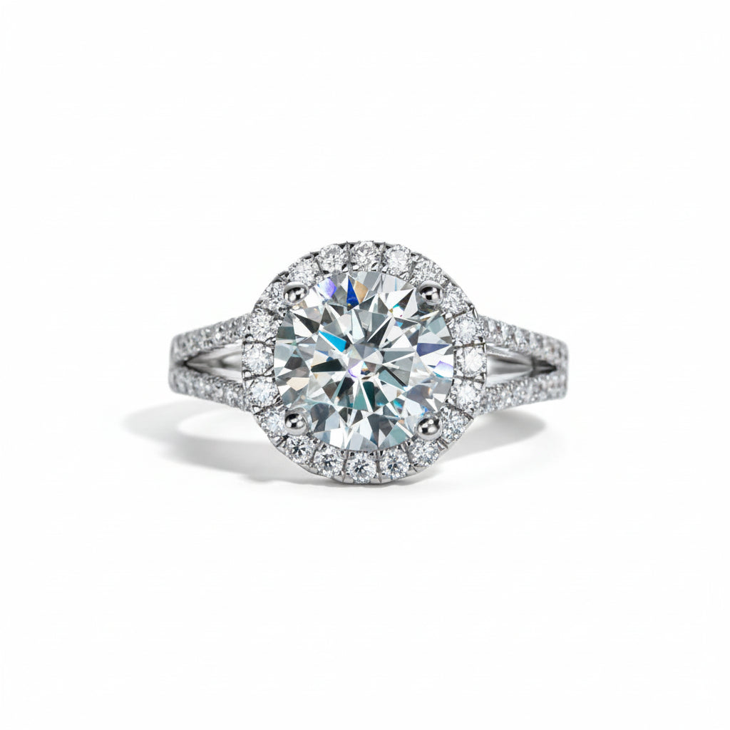 Bague de Fiançailles Femme Moissanite D Color VVS1 - Améline