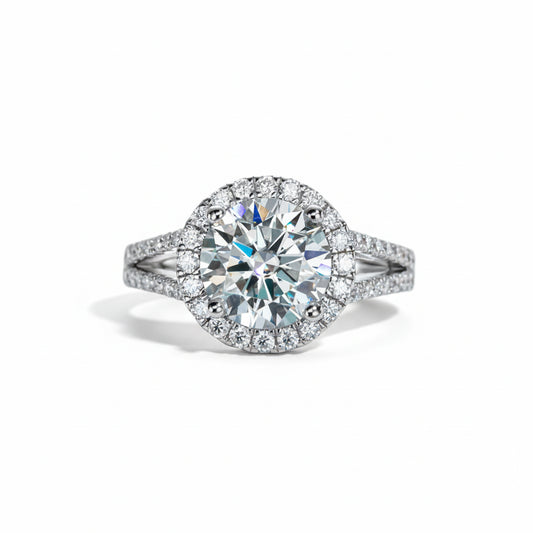 Bague de Fiançailles Femme Moissanite D Color VVS1 - Améline