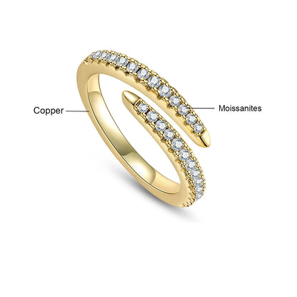 Alliance de Mariage Femme Moissanite D Color VVS1 - Romy