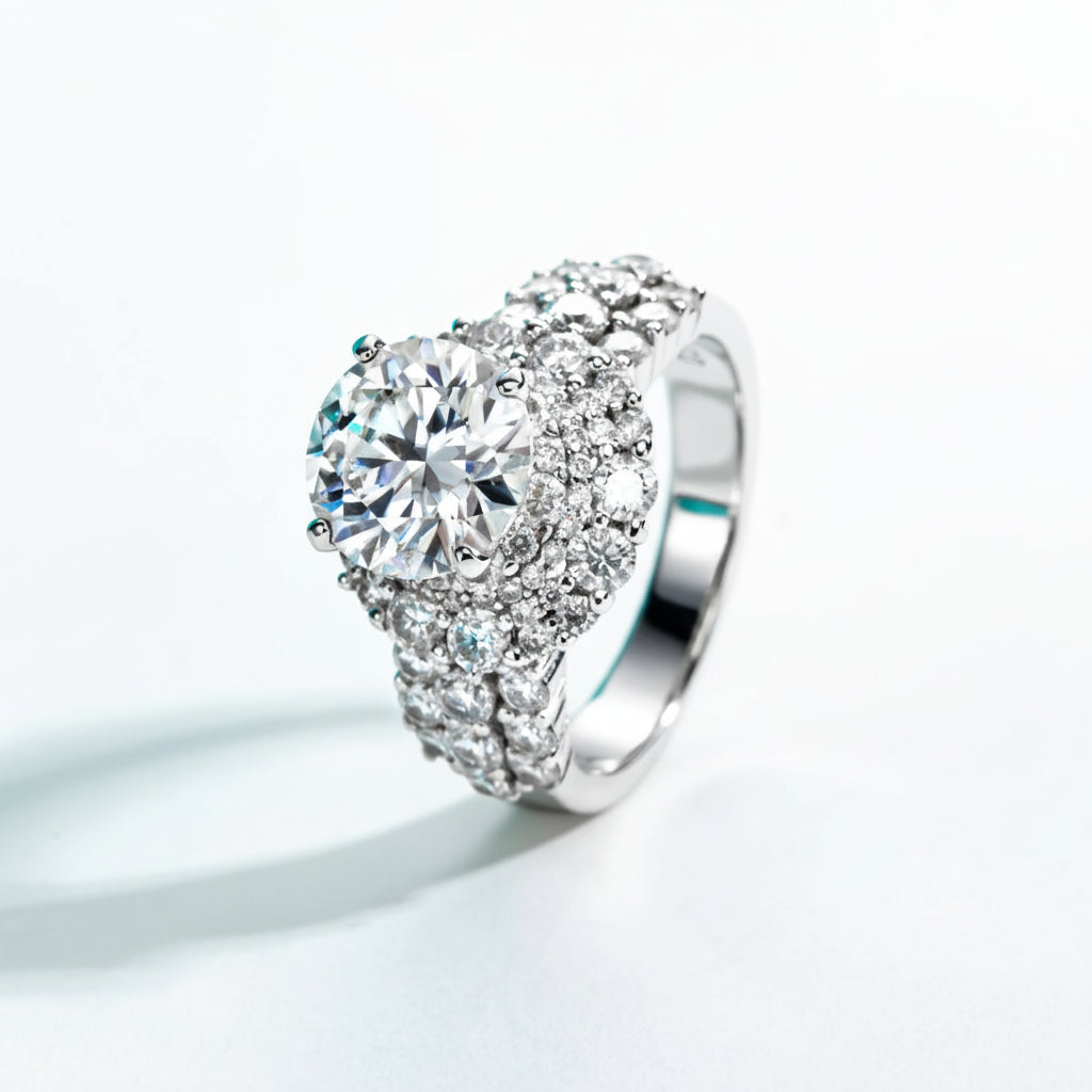 Bague de Fiançailles Femme Moissanite D Color VVS1 - Alaia