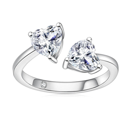 Bague de Fiançailles Moissanite D Color VVS1 - Nina
