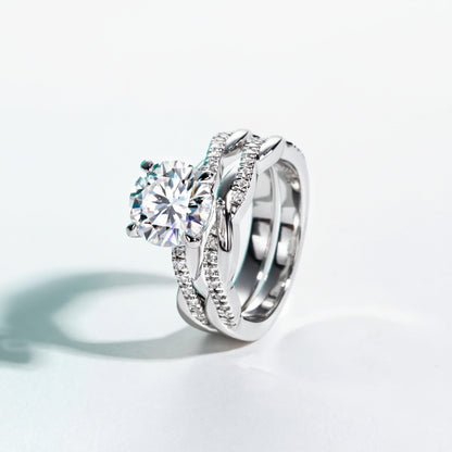 Bague de Fiançailles Femme Moissanite D Color VVS1 - Aïnoa