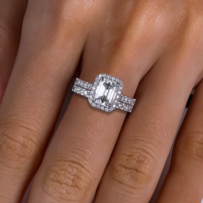 Bague de Fiançailles Moissanite D Color VVS1 - Barbara