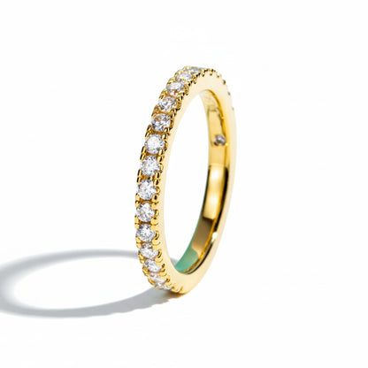 Alliance de Mariage Femme Moissanite D Color VVS1 - Camille