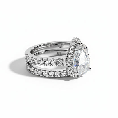 Bague de Fiançailles Femme Moissanite D Color VVS1 - Paolina