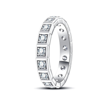 Alliance Mariage Moissanite D Color VVS1 - Léa