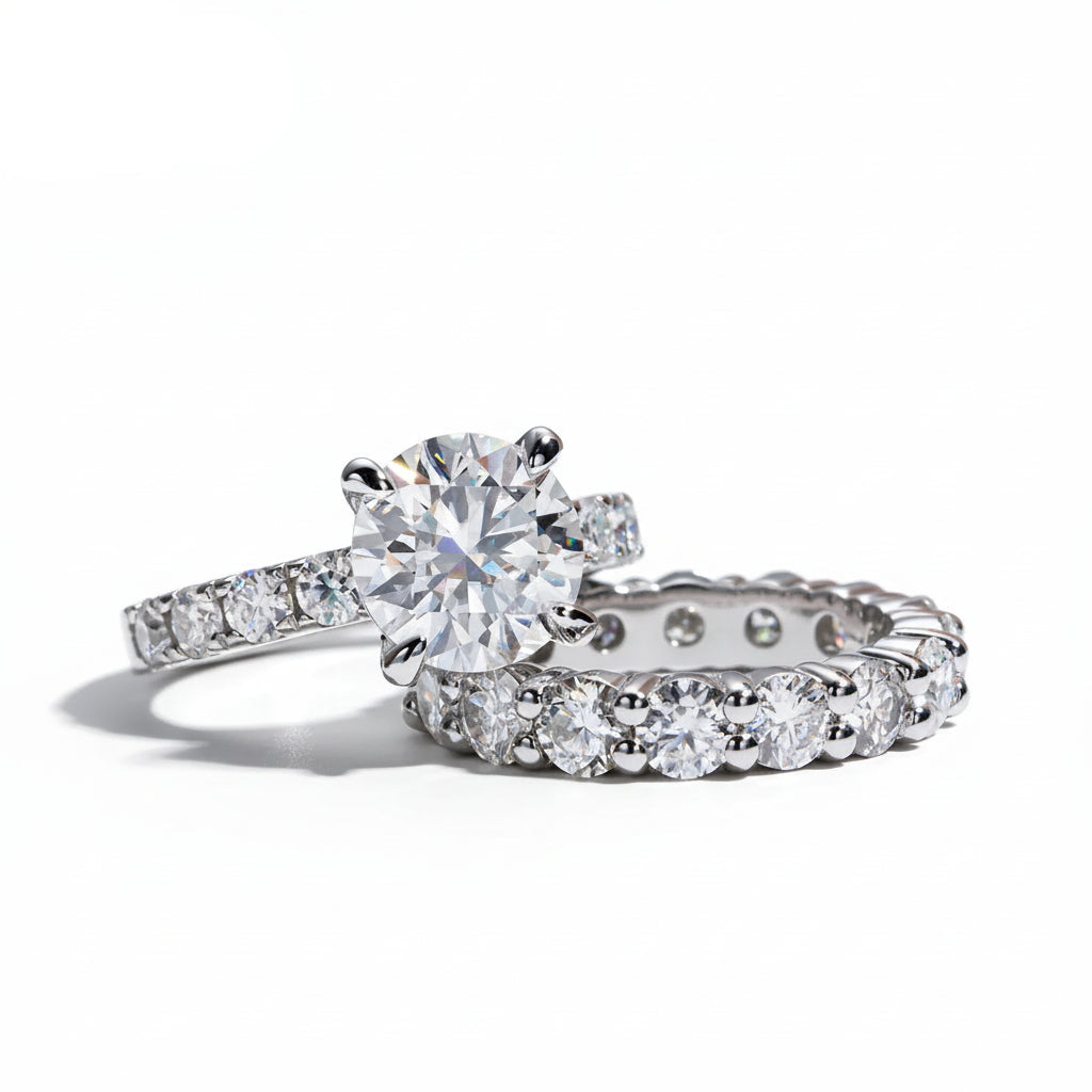 Bague de Fiançailles Femme Moissanite D Color VVS1 - Alix