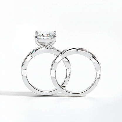 Bague de Fiançailles Femme Moissanite D Color VVS1 - Luna