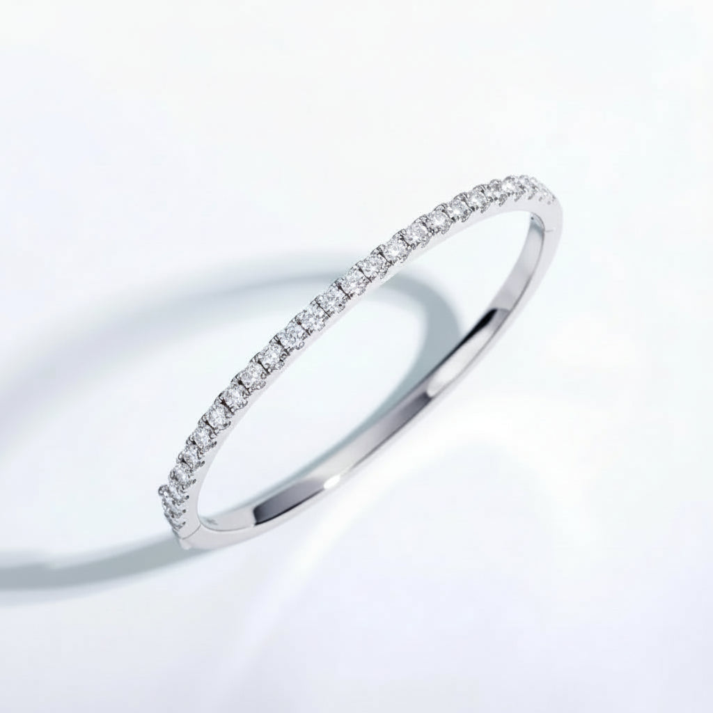 Bracelets Femme Moissanite D Color VVS1 - Demi Éternité