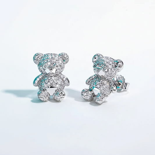 Boucles D'oreilles Moissanite D Color VVS1 - Ours