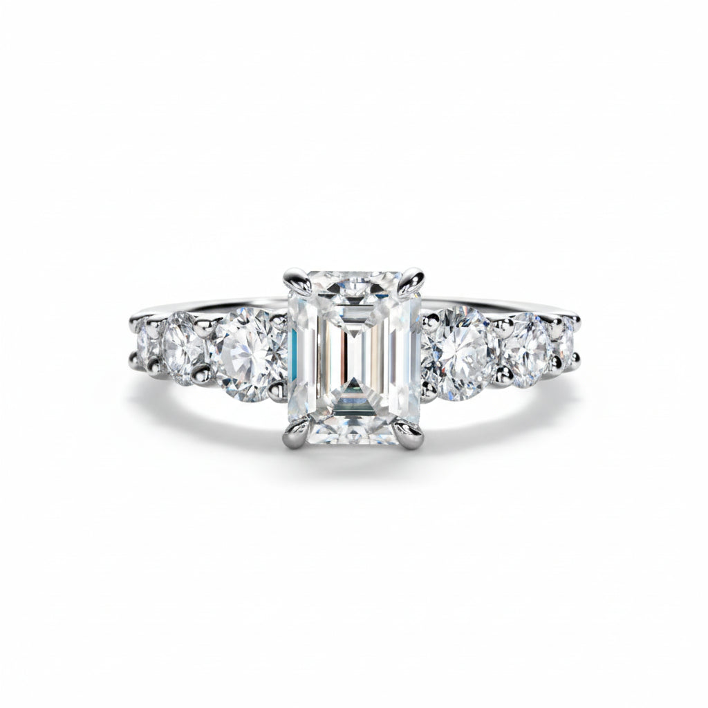 Bague de Fiançailles Moissanite D Color VVS1 - Alessa