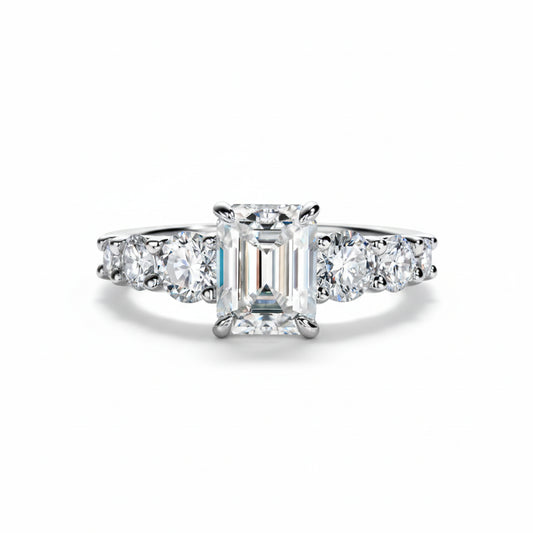 Bague de Fiançailles Moissanite D Color VVS1 - Alessa