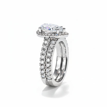 Bague de Fiançailles Femme Moissanite D Color VVS1 - Paolina