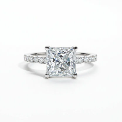 Bague de Fiançailles Femme Moissanite D Color VVS1 - Iris