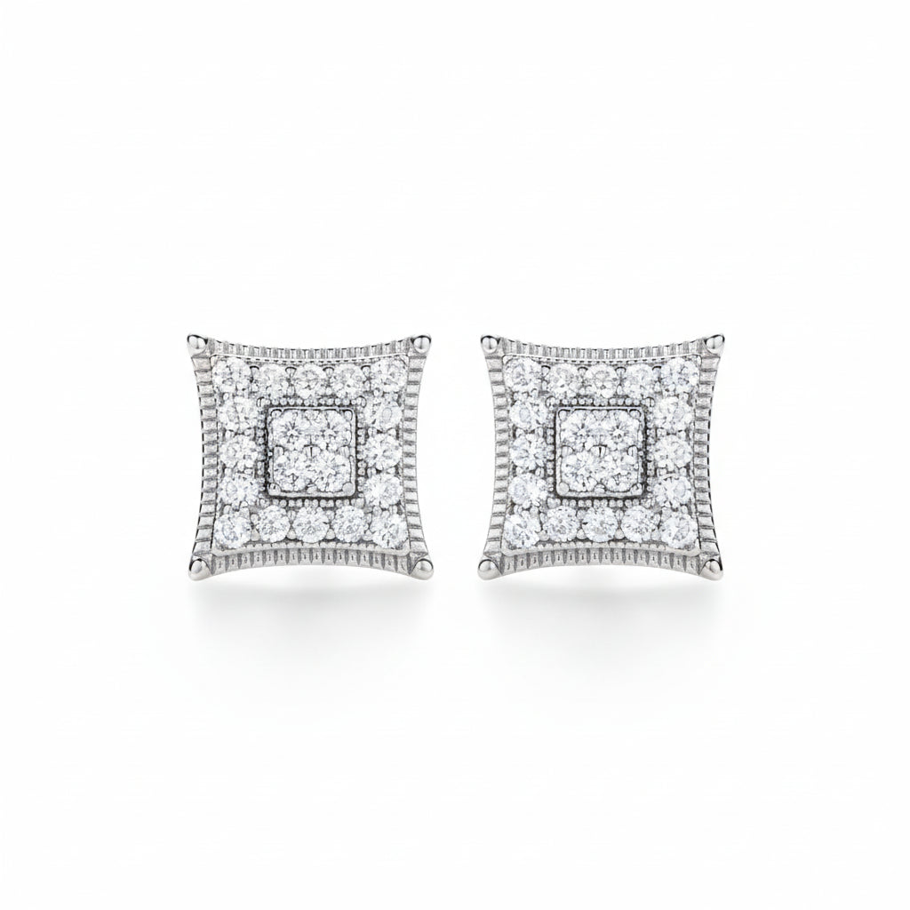 Boucles D'oreilles Moissanite D Color VVS1 - Erell