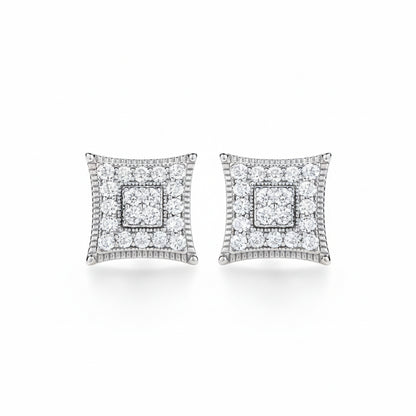 Boucles D'oreilles Moissanite D Color VVS1 - Erell