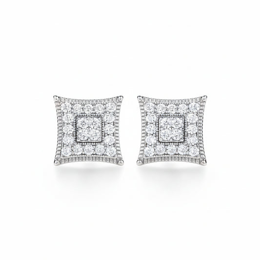 Boucles D'oreilles Moissanite D Color VVS1 - Erell