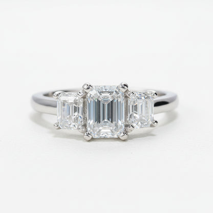 Bague de Fiançailles Femme Moissanite D Color VVS1 - Alda