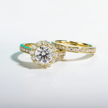 Bague de Fiançailles Femme Moissanite D Color VVS1 - Aélys