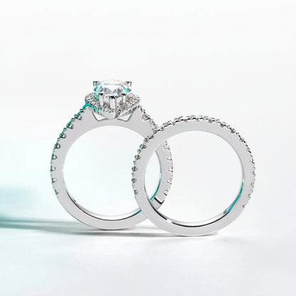 Bague de Fiançailles Femme Moissanite D Color VVS1 - Paolina