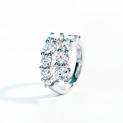 Alliance de Mariage Femme Moissanite D Color VVS1 - Diane