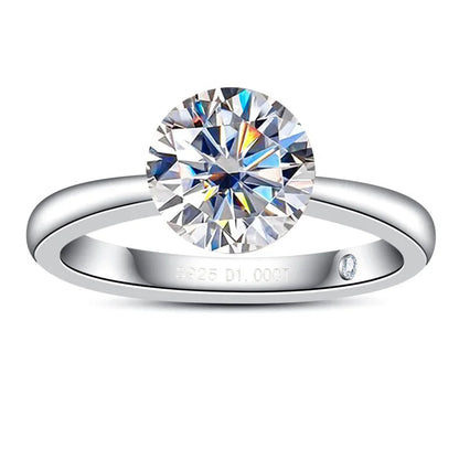 Bague de Fiançailles Femme Moissanite D Color VVS1 - Thea