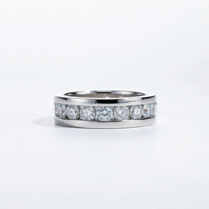 Alliance Mariage Moissanite D Color VVS1 - Unisex