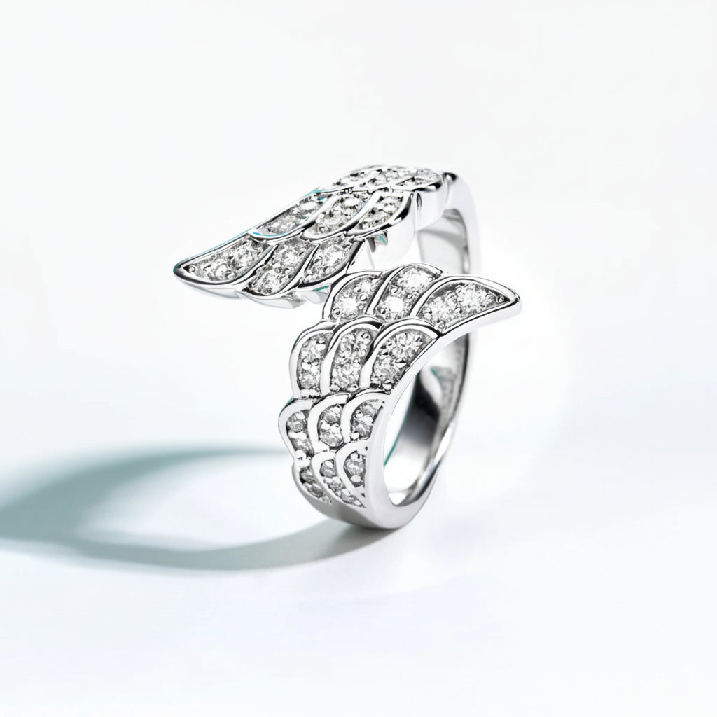 Bague de Mariage Femme Moissanite D Color VVS1 - Ange