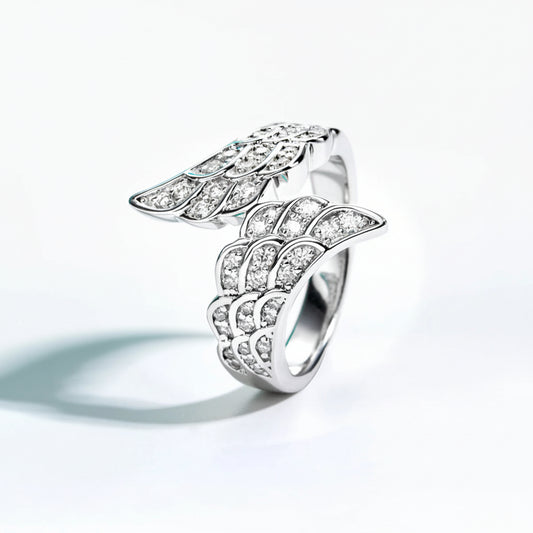Bague de Mariage Femme Moissanite D Color VVS1 - Ange