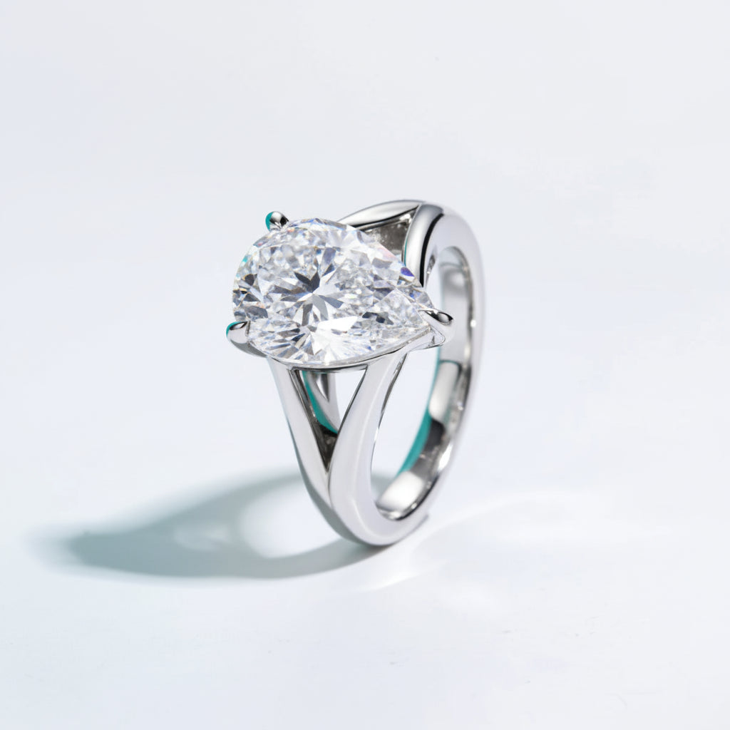 Bague de Fiançailles Moissanite D Color VVS1 - Capucine