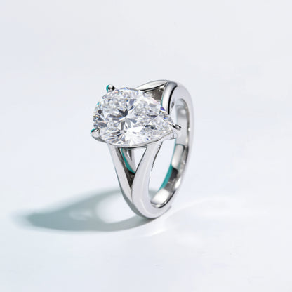 Bague de Fiançailles Moissanite D Color VVS1 - Capucine
